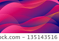 Modern Abstract Purple Pink Gradient Wave Background with Dynamic Line Pattern Vector 135143516