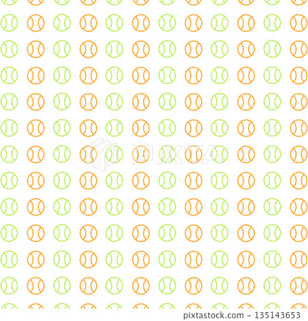 Green and orange baseball background material 135143653