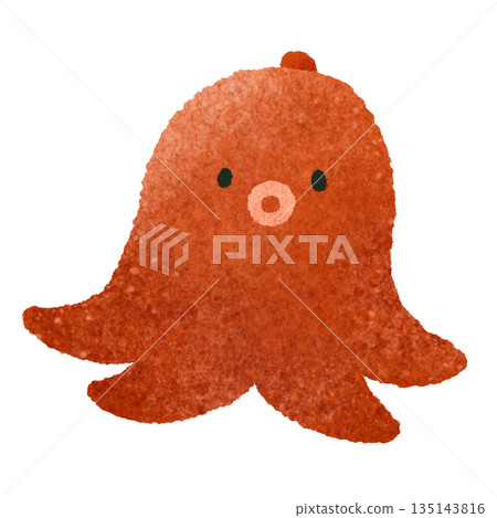 可愛的章魚香腸手繪插圖 可愛的章魚香腸手繪插圖 135143816
