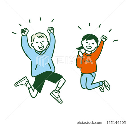 children having fun children having fun 135144205