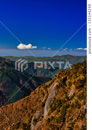 從UFO線看到的四國山脈秋色 135144249