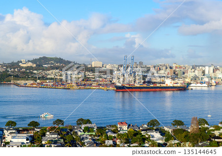 Beautiful scenery of Mount Victoria in Auckland, New Zealand Beautiful scenery of Mount Victoria in Auckland, New Zealand 135144645