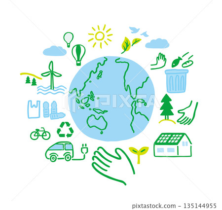 地球和環境問題 135144955