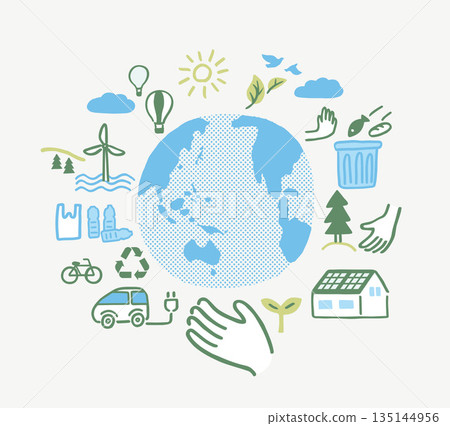 地球和環境問題 135144956