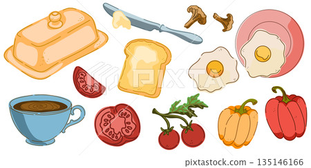 vector set of food vector set of food 135146166