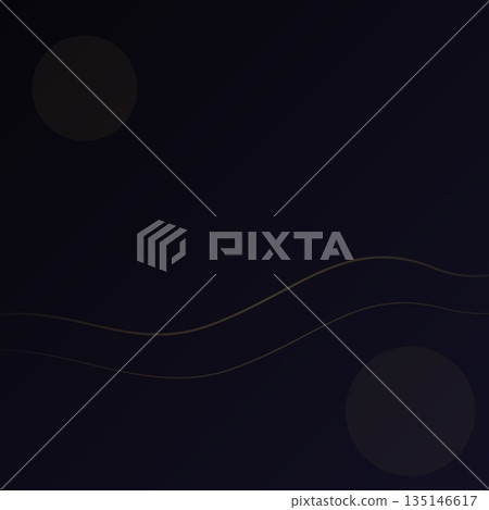 Dark abstract background with elegant gold wavy lines and subtle circular shapes creating a sleek, modern visual. Dark abstract background with elegant gold wavy lines and subtle circular shapes creating a sleek, modern visual. 135146617