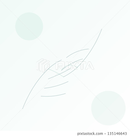 Clean light abstract composition of soft green lines curving across a white gradient background with faint geometric circles evoking simplicity and calm. Clean light abstract composition of soft green lines curving across a white gradient background with faint geometric circles evoking simplicity and calm. 135146643