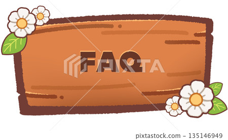 花卉和木製標誌橫幅材料 135146949