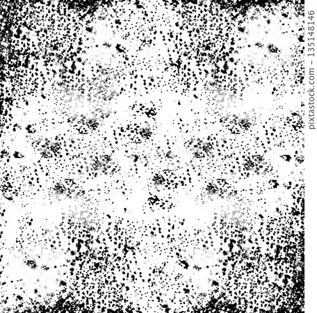 Grunge abstract black and white surface texture background with random black spots, splatters for overlays, vintage and distressed effects Grunge abstract black and white surface texture background with random black spots, splatters for overlays, vintage and distressed effects 135148146
