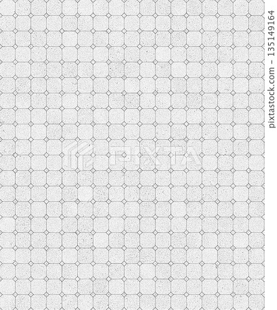 White geometric floor tile pattern background texture 135149164