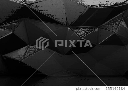 Polygonal texture of walls with geometric shapes Polygonal texture of walls with geometric shapes 135149184
