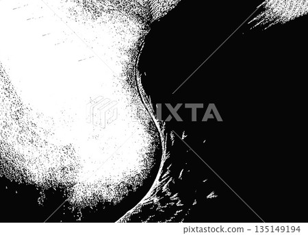 Abstract black and white curve texture contrast creating dynamism Abstract black and white curve texture contrast creating dynamism 135149194