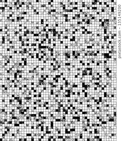 Abstract black white crossword grid pattern background Abstract black white crossword grid pattern background 135149200