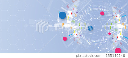 Cloud data technology background and network concept 135150248