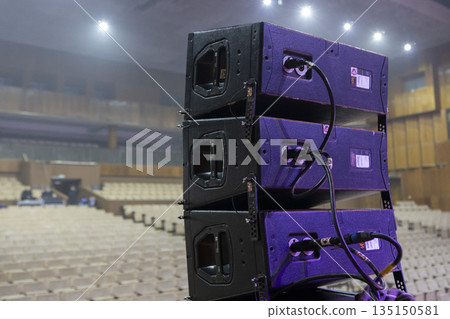 Speaker portal in a concert hall 135150581