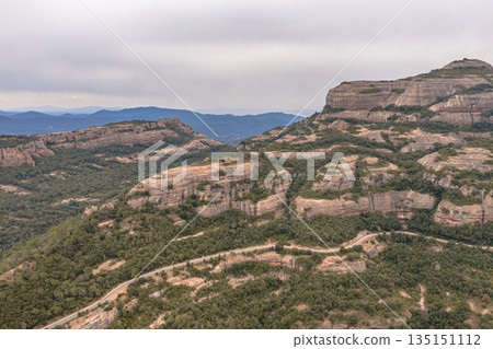 Aerial view of Parc Natural Catalonia Aerial view of Parc Natural Catalonia 135151112