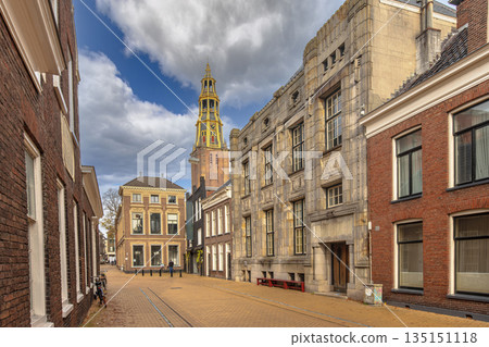 Cityscape streetview of Groningen city Cityscape streetview of Groningen city 135151118
