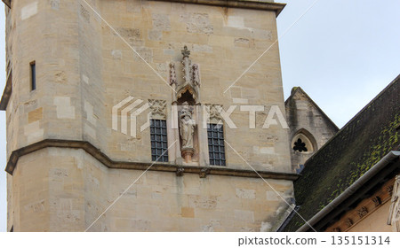 Oxford, United Kingdom - Dec 22, 2025: Church of St Peter-le-Bailey in Oxford is active, serving as the chapel for St Peter's College and hosting services, musical, and cultural events. 135151314