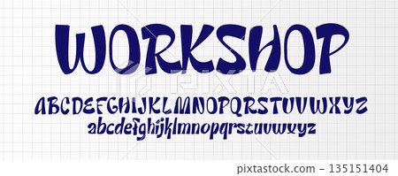 Funky Font Logo Alphabet Vector Letter Set Handmade Script Typography, Creative Fun Typographic Design for Playful Title Text, Quirky Poster Headline, Type Logotype, Brush Fonts. Vector Typeface Funky Font Logo Alphabet Vector Letter Set Handmade Script Typography, Creative Fun Typographic Design for Playful Title Text, Quirky Poster Headline, Type Logotype, Brush Fonts. Vector Typeface 135151404