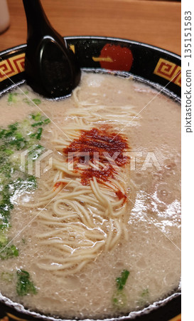 Steaming Hot Bowl of Traditional Japanese Ramen Steaming Hot Bowl of Traditional Japanese Ramen 135151583