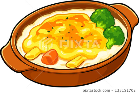 焗烤的插圖 135151702