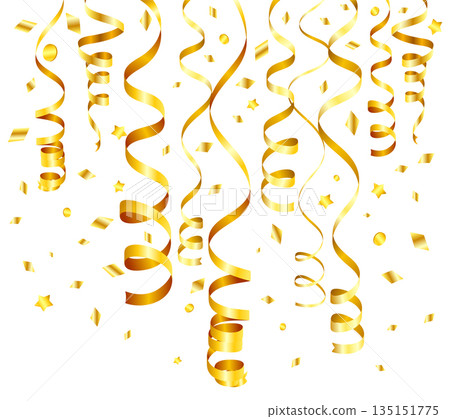 Gold Streamer 135151775