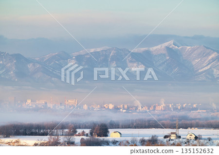 Hidaka Mountains and Tokachi Plain 135152632