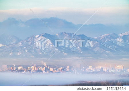 Hidaka Mountains and Tokachi Plain 135152634