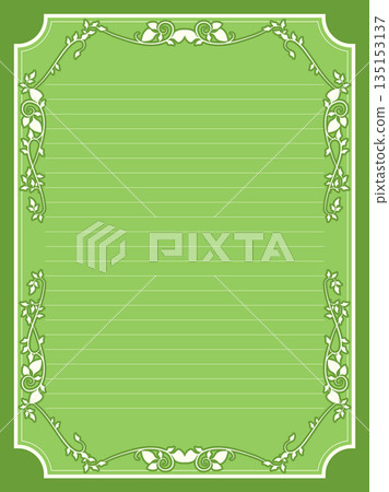 綠色仿古植物風格相框 綠色仿古植物風格相框 135153137
