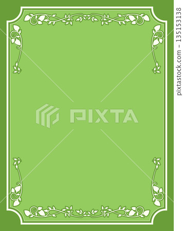 綠色仿古植物風格相框 綠色仿古植物風格相框 135153138