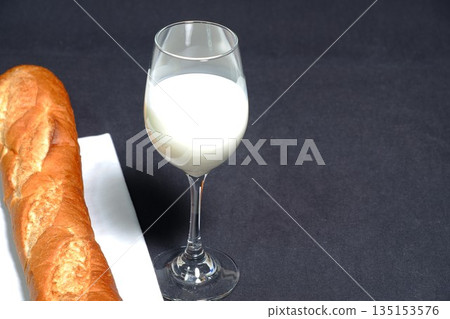 Milk and French bread (3) 135153576