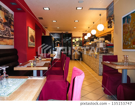 希臘雅典一家時尚餐廳 135153747