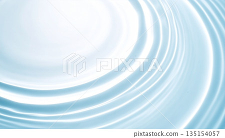 淺藍色背景和水波紋 - 人工智慧生成素材 135154057