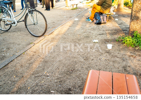 Garbage scattered everywhere Garbage scattered everywhere 135154658