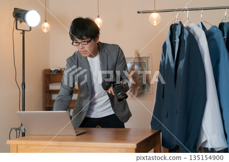 Photographer working in the fashion industry Photographer working in the fashion industry 135154900