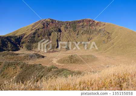 Mount Aso, Kumamoto Prefecture, Furumiike Crater and Mount Kishima 135155058