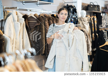 she's enchanted by fur coat she's enchanted by fur coat 135155915
