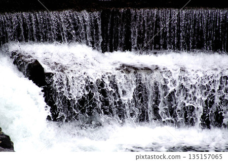 Waterfall on the Spokane River in Post Falls, Idaho Waterfall on the Spokane River in Post Falls, Idaho 135157065