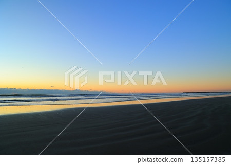 beautiful beach sunrise beautiful beach sunrise 135157385