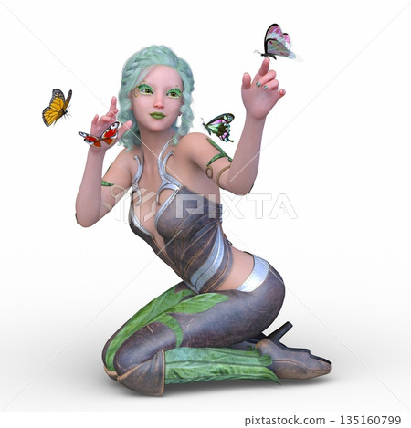butterfly fairy butterfly fairy 135160799
