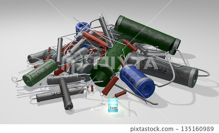 Retro Electronic Components Series (A collection of resistors used in the Showa era: a wide variety of mixed types) 135160989