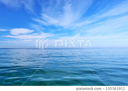 Chiba Prefecture Blue sky and sea 135161911