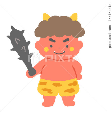 Illustration of Aka with a bar 135162218