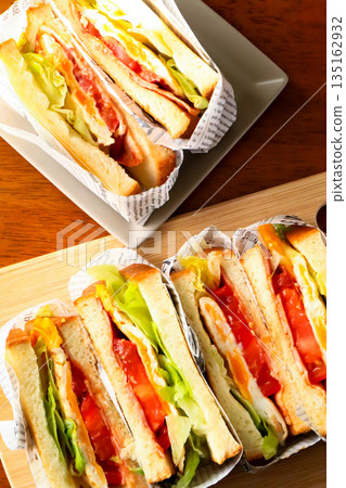 Delicious BLT sandwich 135162932