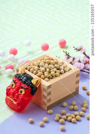 Setsubun bean-throwing image Setsubun bean-throwing image 135165057
