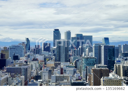 從電視塔上看到的名古屋站景色 從電視塔上看到的名古屋站景色 135169662