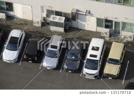 Parking lot scenery Parking lot scenery 135170718