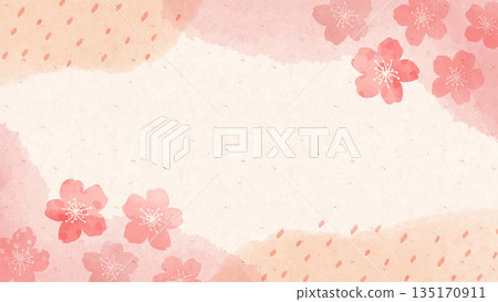 以櫻花為主題的日式背景,以春日和紙的紋理和水彩風格色彩繪製而成。一款水彩風格的春季櫻花和和紙壁紙。 以櫻花為主題的日式背景,以春日和紙的紋理和水彩風格色彩繪製而成。一款水彩風格的春季櫻花和和紙壁紙。 135170911