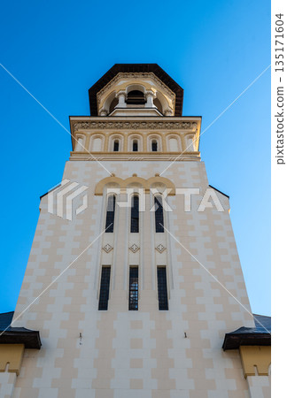 Bell Tower of the Coronation Cathedral in Alba Iulia Bell Tower of the Coronation Cathedral in Alba Iulia 135171604