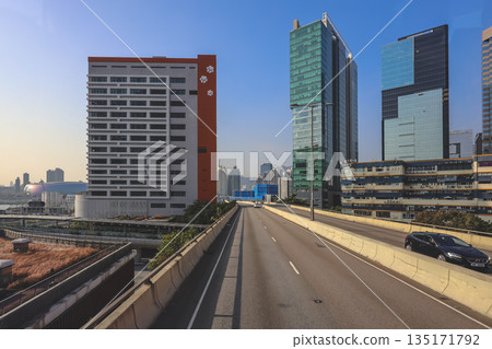 Dec 27 2025 Kwun Tong Bypass Elevated Expressway in Hong Kong 135171792